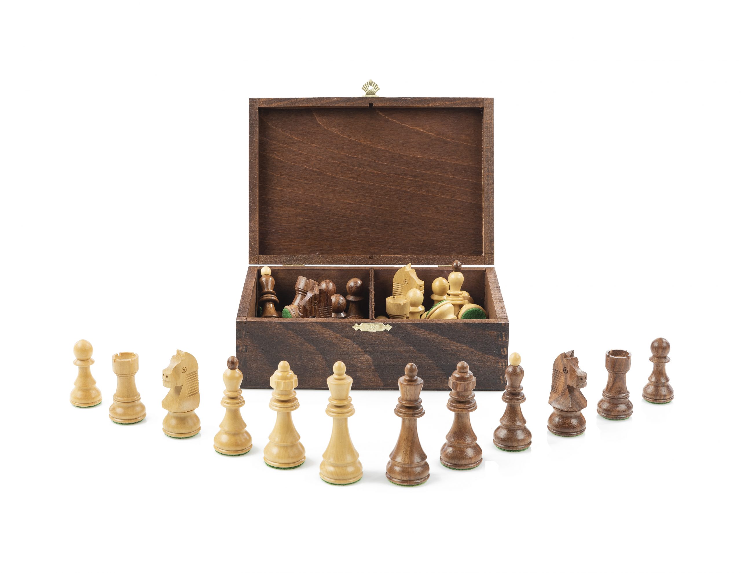 Pièces D'échecs En Bois 