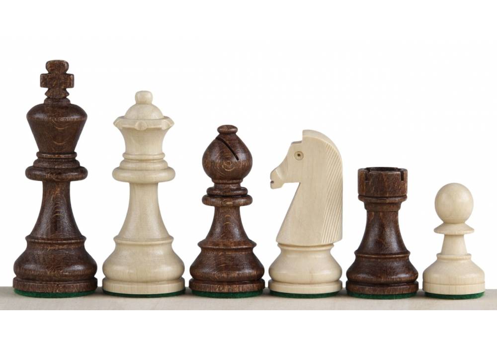 Jeu D'Échecs Pliant En Bois 38 Cm – Figurines Staunton 7,6 Cm, 2 Dames Supplémentaires, Cadeau Adulte Enfant